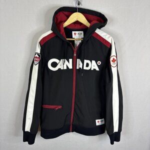 2010 Vancouver Olympics Team Canada Softshell Hoodie Mens Medium HBC